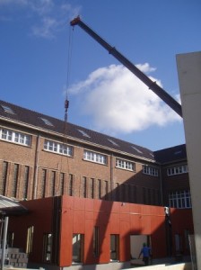 Collège Dominique SAVIO - Juillet 2012 : Construction d'un nouveau bâtiment pour l'administration et le foyer des élèves